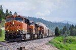 BNSF 6972 leads a manifest east at West Portal